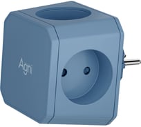 Разветвитель AGNI на 4 розетки, синий TP-WJ4E TP-WJ4E-blue
