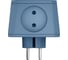 Разветвитель AGNI на 4 розетки, синий TP-WJ4E TP-WJ4E-blue 4