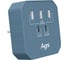 Тройник для розетки AGNI зарядное устройство, 3 USB-A, 2 USB-C, цвет синий TP-WB2U3E-blue 1