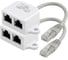 Разветвитель (сплиттер) 5Bites RJ45 M / 2*RJ45 F / UTP / 100MB / 2 шт LAU55-05W 1