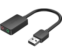 Внешняя звуковая карта VENTION USB Черная CDYB0