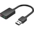 Внешняя звуковая карта VENTION USB Черная CDYB0 1