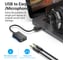 Внешняя звуковая карта VENTION USB Черная CDYB0 7