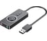 Внешняя звуковая карта VENTION USB c регулятором громкости Черная CDRBB 1