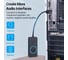 Внешняя звуковая карта VENTION USB c регулятором громкости Черная CDRBB 8
