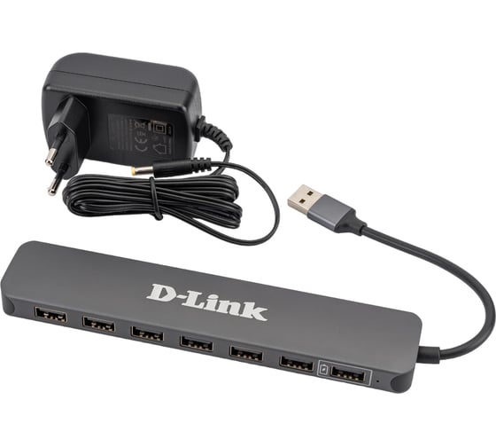 Концентратор d-link DUB-H7/E1A с 7 портами USB 2.0