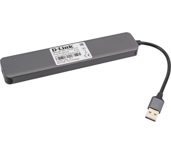 Концентратор d-link DUB-H7/E1A с 7 портами USB 2.0