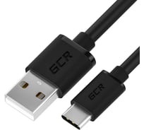Кабель TypeC GCR 0.3m черный, быстрая зарядка, 28/24 AWG, VIV53I603