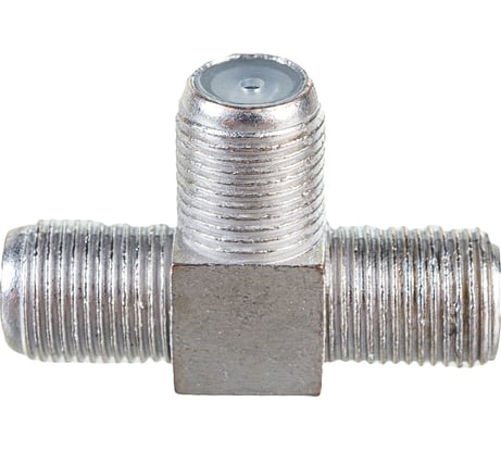 Антенный переходник тройник Pro Legend F розетка - F розетка - F розетка, металл PL2023