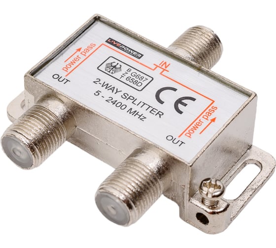 Сплиттер Pro Legend на 2 направления 5-1000 мгц PL1105 1