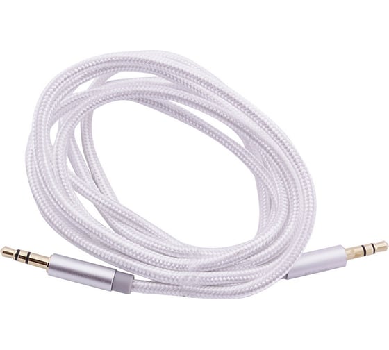 Соединительный кабель 3.5 Jack M - 3.5 Jack M Pro Legend текстиль, белый, 1м. PL1003