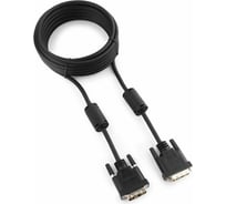 Кабель Cablexpert DVI-D single link, 19M/19M, 4.5м черный, экран, ферритовые кольца CC-DVI-BK-15