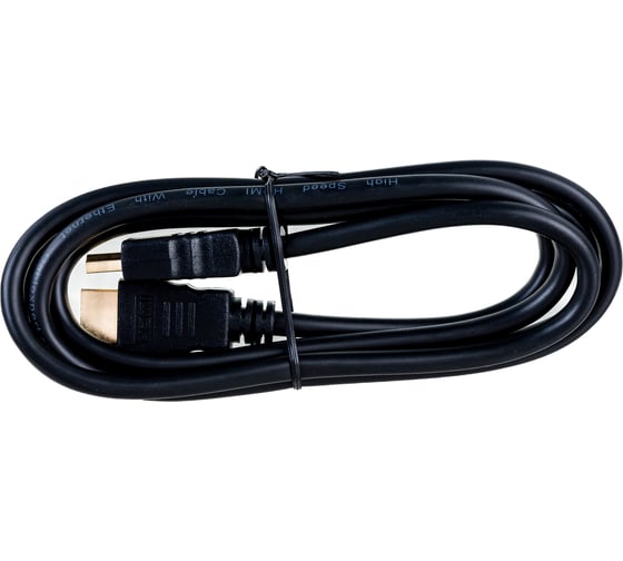 Кабель Cablexpert HDMI 1.5м v2.0, 19M/19M медь черный позолоченный разъем, экран, пакет CC-HDMI4-5