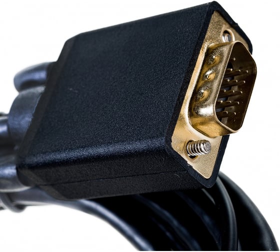 Кабель Cablexpert HDMI VGA, 19M/15M + 3.5Jack 3м медь, черный, позолоченные разъемы A-HDMI-VGA-03-10