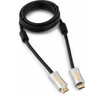 Кабель Cablexpert HDMI серия Platinum 1,8 м v2.0 M/M позолоченные разъемы, металлический корпус, ферритовые кольца CC-P-HDMI01-1.8M