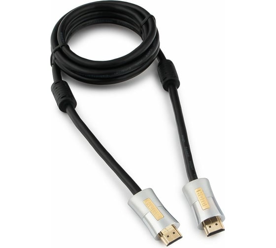 Кабель Cablexpert HDMI серия Platinum 1,8 м v2.0 M/M позолоченные разъемы, металлический корпус, ферритовые кольца CC-P-HDMI01-1.8M