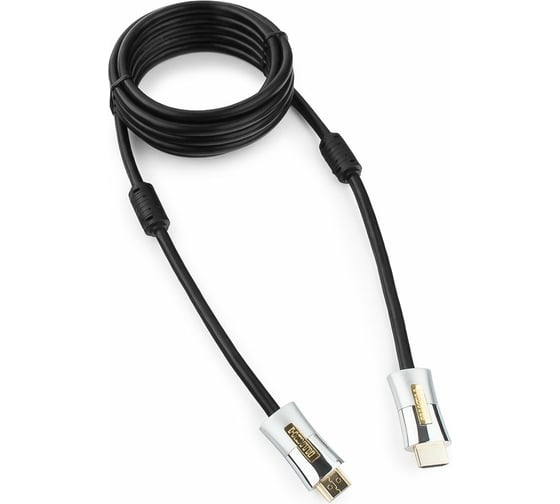 Кабель Cablexpert HDMI серия Platinum 3 м v2.0 M/M позолоченные разъемы, металлический корпус, ферритовые кольца CC-P-HDMI01-3M