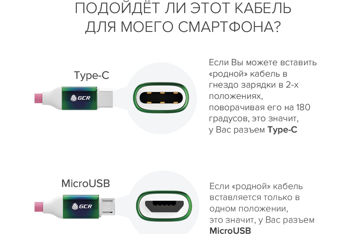 Кабель MicroUSB GCR 0.9m быстрая зарядка, GRADIENT, 28/22 AWG, VIV52I228 -  выгодная цена, отзывы, характеристики, фото - купить в Москве и РФ