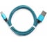 Кабель Cablexpert USB 2.0 AM/microBM 5P 1м нейлоновая оплетка, алюминиевые разъемы, синий CC-mUSB2bl1m 1