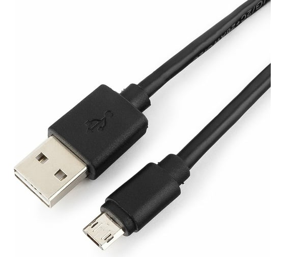 Кабель Cablexpert USB 2.0 CC-mUSBDS-1M, двусторонние разъемы, AM/microB 5P, 1м, пакет CC-mUSBDS-1M