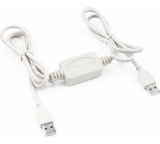 Кабель Cablexpert USB 2.0 Link AM/AM 1.8м для связи 2х комп по USB портам, блистер UANC22V7