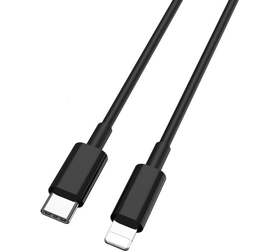 Кабель Cablexpert USB2.0, Type-C/Lightning, 3А, 20Вт, PD, медь, 1м, черный, пакет, CCP-USB-CMLM2-1M