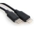 Кабель Cablexpert USB2.0, Type-C/Lightning, 3А, 20Вт, PD, медь, 1м, черный, пакет, CCP-USB-CMLM2-1M 1