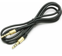 Кабель Cablexpert аудио CCA-3.5MM-1B , джек3.5 / джек3.5, черный 1м CCA-3.5MM-1B
