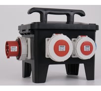 Распределительное устройство SAIPWELL переносное с розетками 300х230х287мм SP-CZ-CSD1806-001 SPL06-02