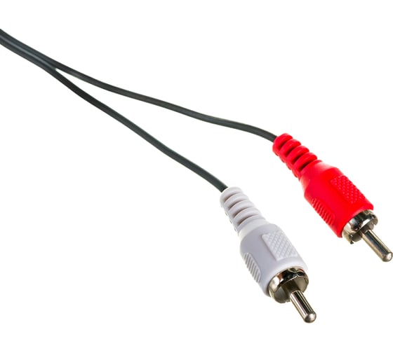 Кабель Belsis 2RCAx2RCA, вилка-вилка, 3м, черный BL1011
