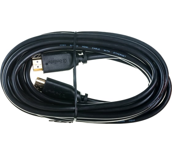 Кабель Belsis HDMI v.2.0, вилка - вилка, 5.0 м., черный, цветная коробка BW1429