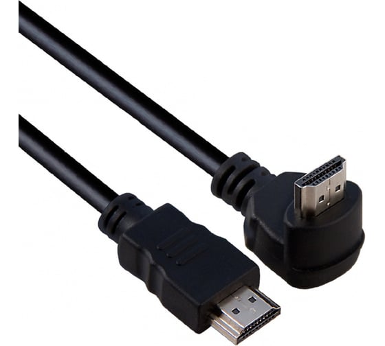 Кабель Belsis HDMI v1.4 AM-AM угловой, 1,8 м, чёрный, with Ethernet BL1120 1