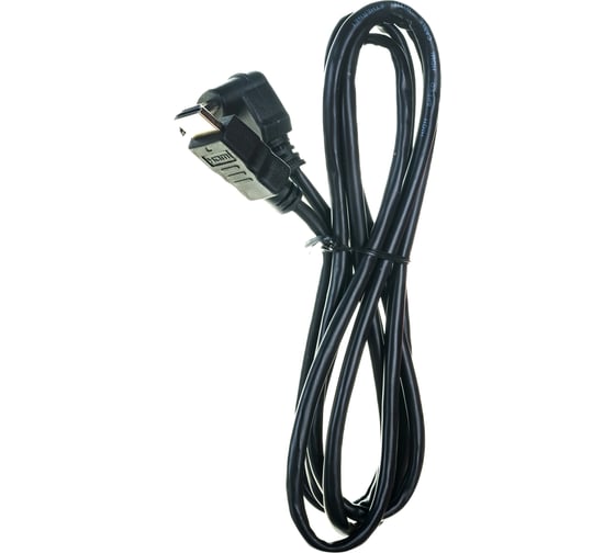 Кабель Belsis HDMI v1.4 AM-AM угловой, 1,8 м, чёрный, with Ethernet BL1120