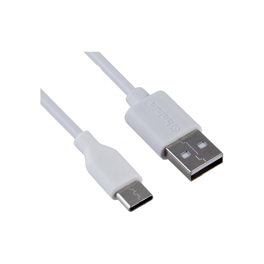 Кабель Belsis USB 2.0 А вилка - USB Type C вилка, быстрая зарядка, 1м ...