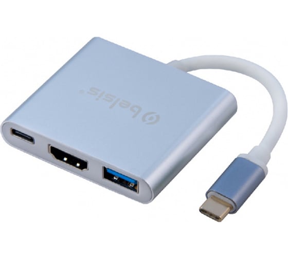 Кабель Belsis USB 3.1 0,15 м, серебристый BW8901