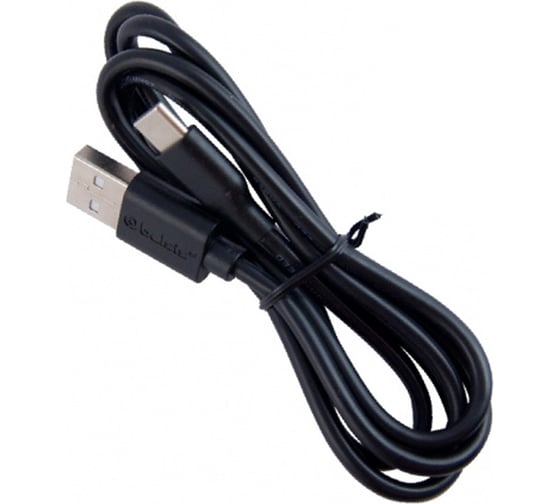 Кабель Belsis USB 2.0 А вилка - USB Type C вилка, быстрая зарядка, 1м, 1,8 А, черный BW1407B