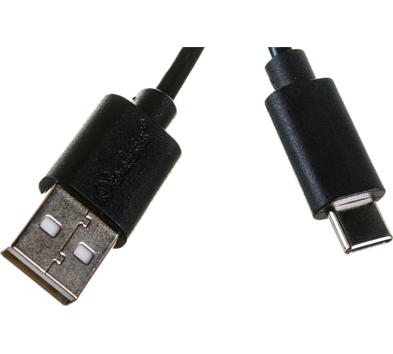 Кабель Belsis USB 2.0 А вилка - USB Type C вилка, быстрая зарядка, 1м, 1,8 А, черный BW1407B