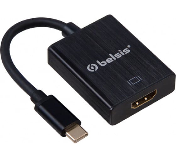 Кабель-адаптер Belsis USB 3.1 Type C m- HDMI f, 0,15 м, чёрный BW8906
