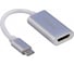 Кабель-адаптер Belsis USB Type C - HDMI , 0,15 м, серебристый BW8909 1