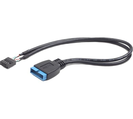 Внутренний кабель Cablexpert USB2 - USB3 9pin/19pin, 0.3m CC-U3U2-01