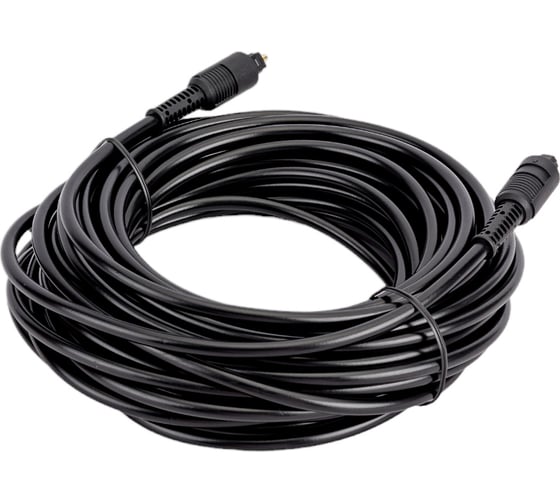 Оптический кабель Cablexpert Toslink 2xODT M/M, 10м, черный, пакет CC-OPT-10M