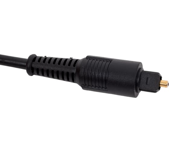 Оптический кабель Cablexpert Toslink 2xODT M/M, 2м, черный, пакет CC-OPT-2M