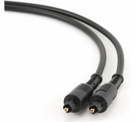 Оптический кабель Cablexpert Toslink 2xODT M/M, 7.5м, черный, пакет CC-OPT-7.5M