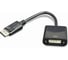 Переходник Cablexpert DisplayPort DVI 20M/29F цифровая передача 10см черный A-DPM-DVIF-002 2
