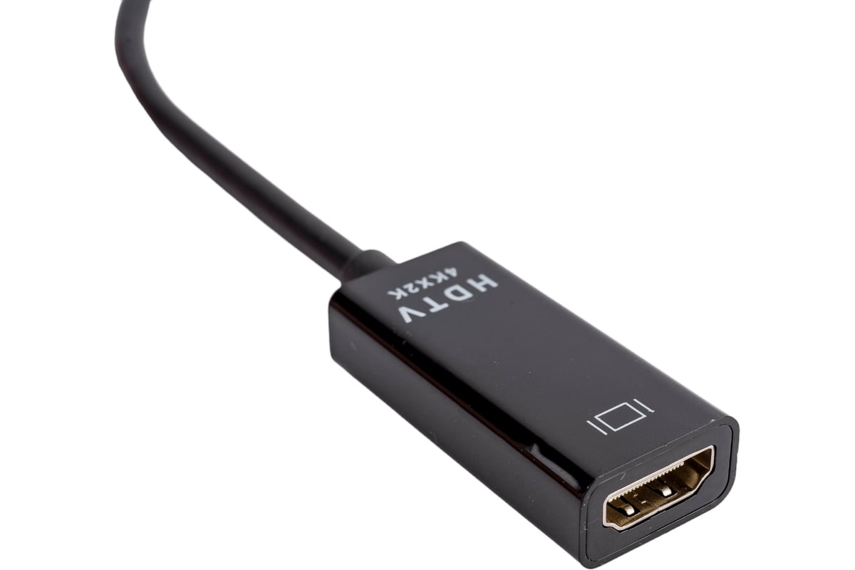 Переходник Cablexpert mini DisplayPort - HDMI 4K 20M/19F кабель 15см .