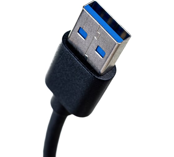 Кабель-переходник Cablexpert USB3.0 AM/Type-C(F), медь, Pro, 0.1м, черн, пакет A-USB3-AMCF-01