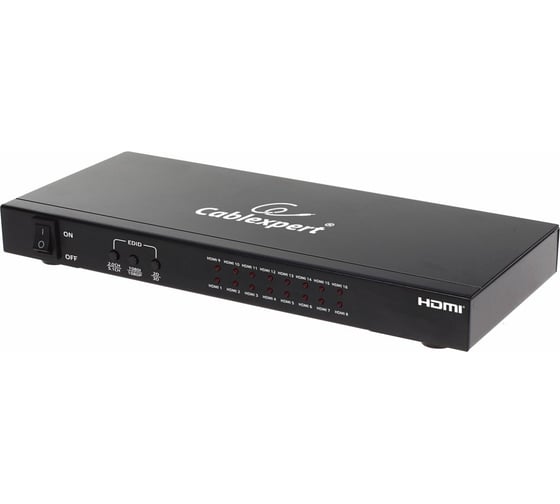 Разветвитель Cablexpert HDMI HD19F/16x19F 1 компьютер, 16 мониторов Full-HD 3D 1.4v, DSP-16PH4-001