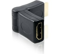 Переходник HDMI GCR 19M/19F угол вращение 180 градусов, VIVCVI308