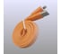 Кабель USB Pro Legend плоский Iphone 5, 6s, 8 pin, 1м, оранжевый PL1363 1