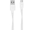 Кабель Pro Legend плоский USB - micro USB, 1м, белый PL1312 1